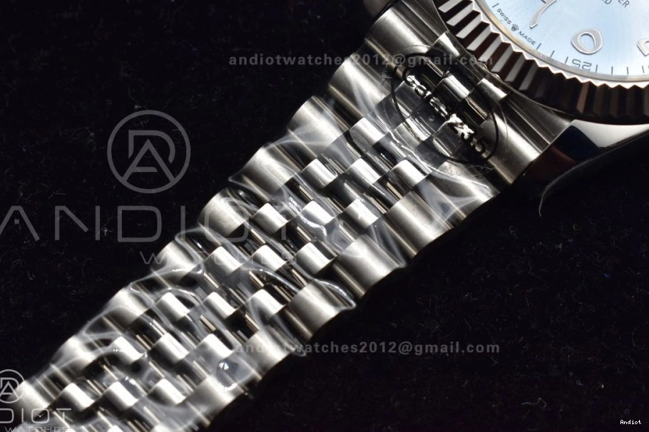 Best 640 on Blue SA Arabic GoAnywhere Bracelet DIWF Marker DateJust 904L Ice 1:1 Jubilee Dial Steel Edition 41 126334 0717